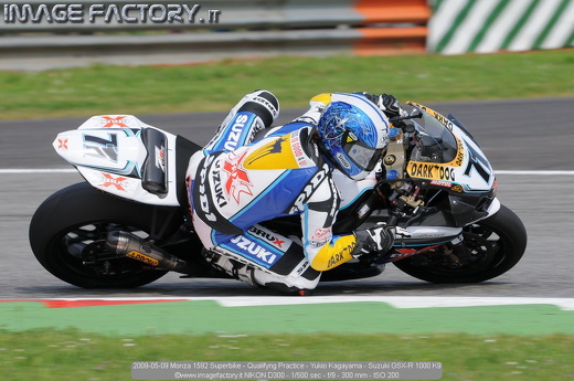 2009-05-09 Monza 1592 Superbike - Qualifyng Practice - Yukio Kagayama - Suzuki GSX-R 1000 K9
